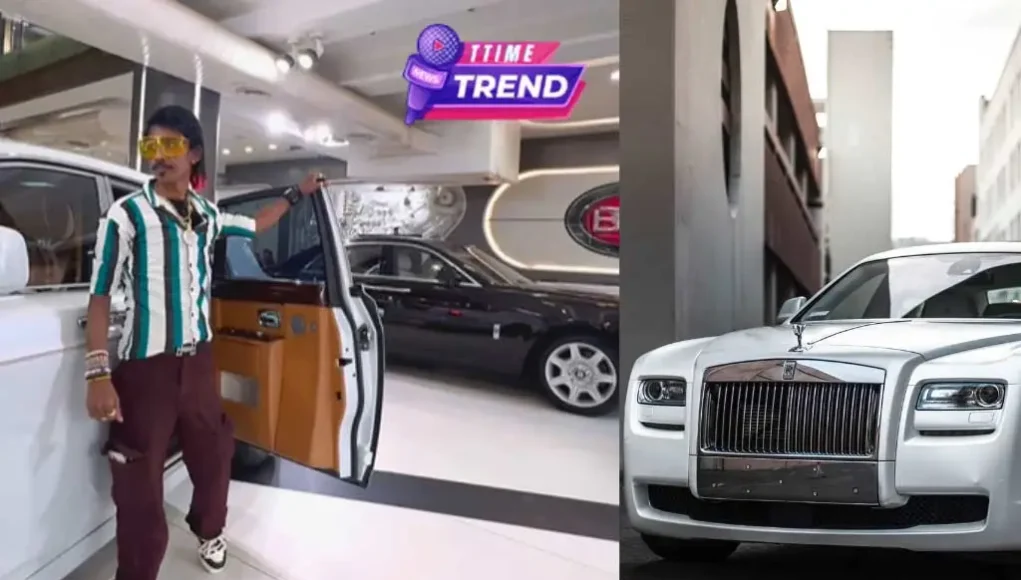 Dolly chaiwala ने शेयर की Rolls Royce के साथ की तस्वीर