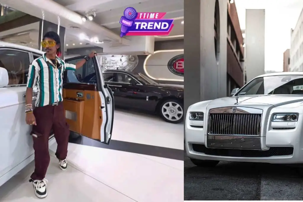 Dolly chaiwala ने शेयर की Rolls Royce के साथ की तस्वीर